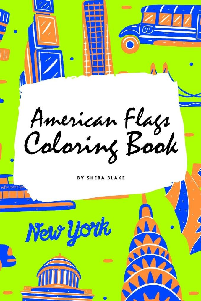 American Flags of the World Coloring Book for Children (6x9 Coloring Book / Activity Book)