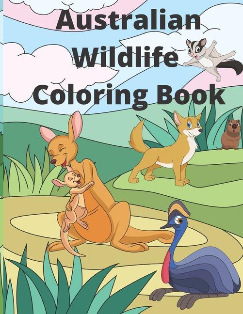 Australian Wildlife Coloring Book: 25 Fun and Relaxing Australian Animals Coloring Pages