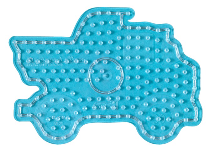 Hama 8217 - Stiftplatte Brummi für Maxi-Bügelperlen transparent
