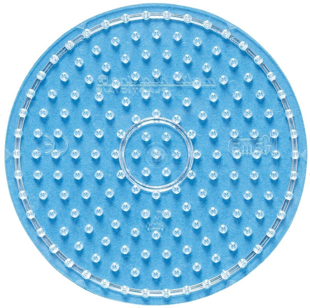 Hama 8220 - Stiftplatte Kreis für Maxi-Bügelperlen transparent