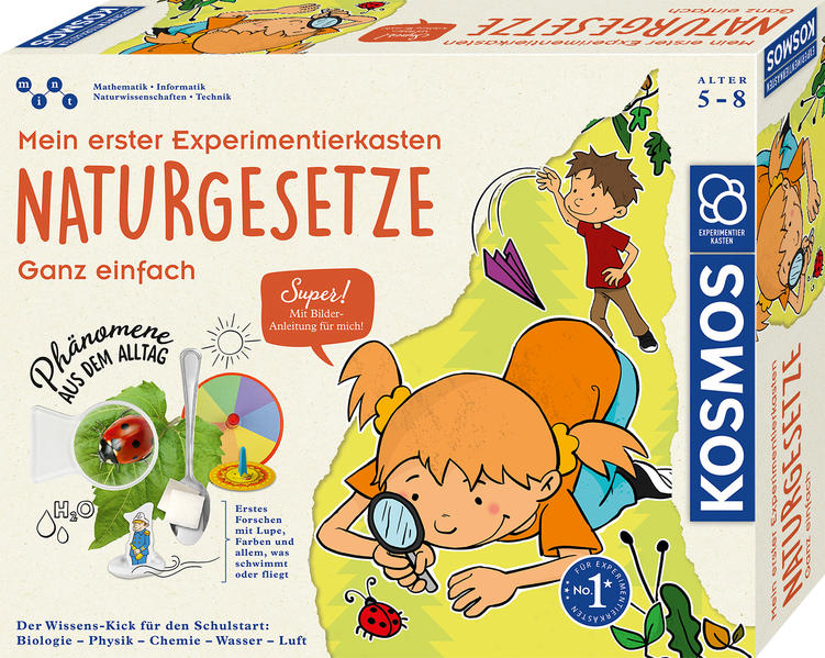 Image of Kosmos Experimentierkasten »Mein erster Experimentierkasten Naturgesetze«, Made in Germany