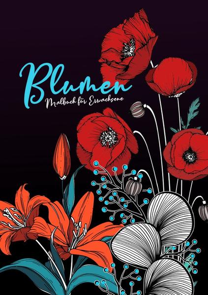 Flowers Coloring Book for Adults