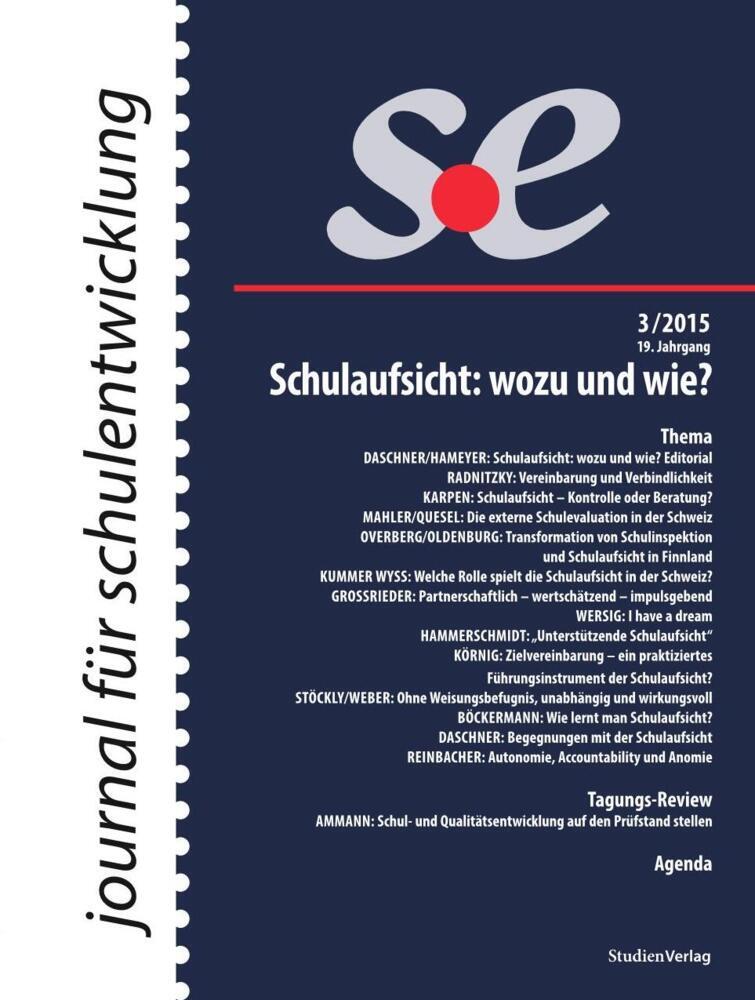 journal für schulentwicklung 3/2015