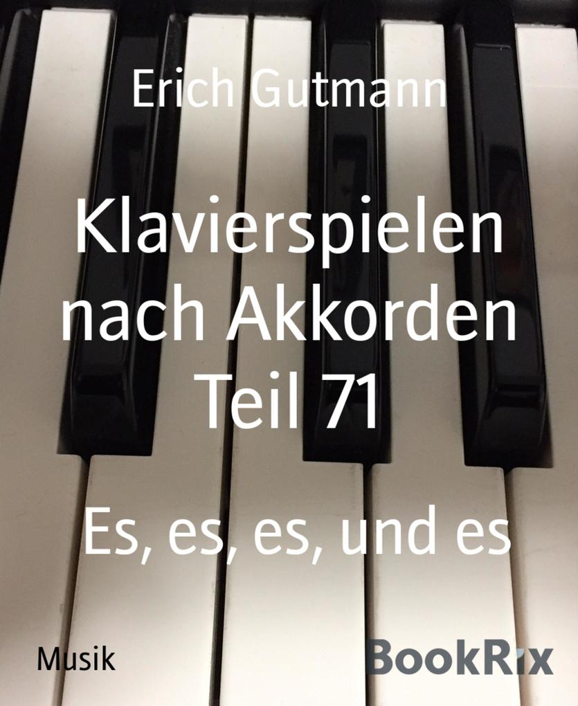 Klavierspielen nach Akkorden Teil 71