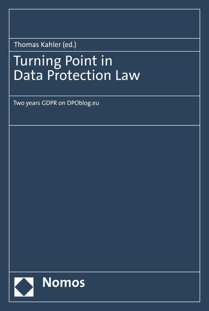 Turning Point in Data Protection Law