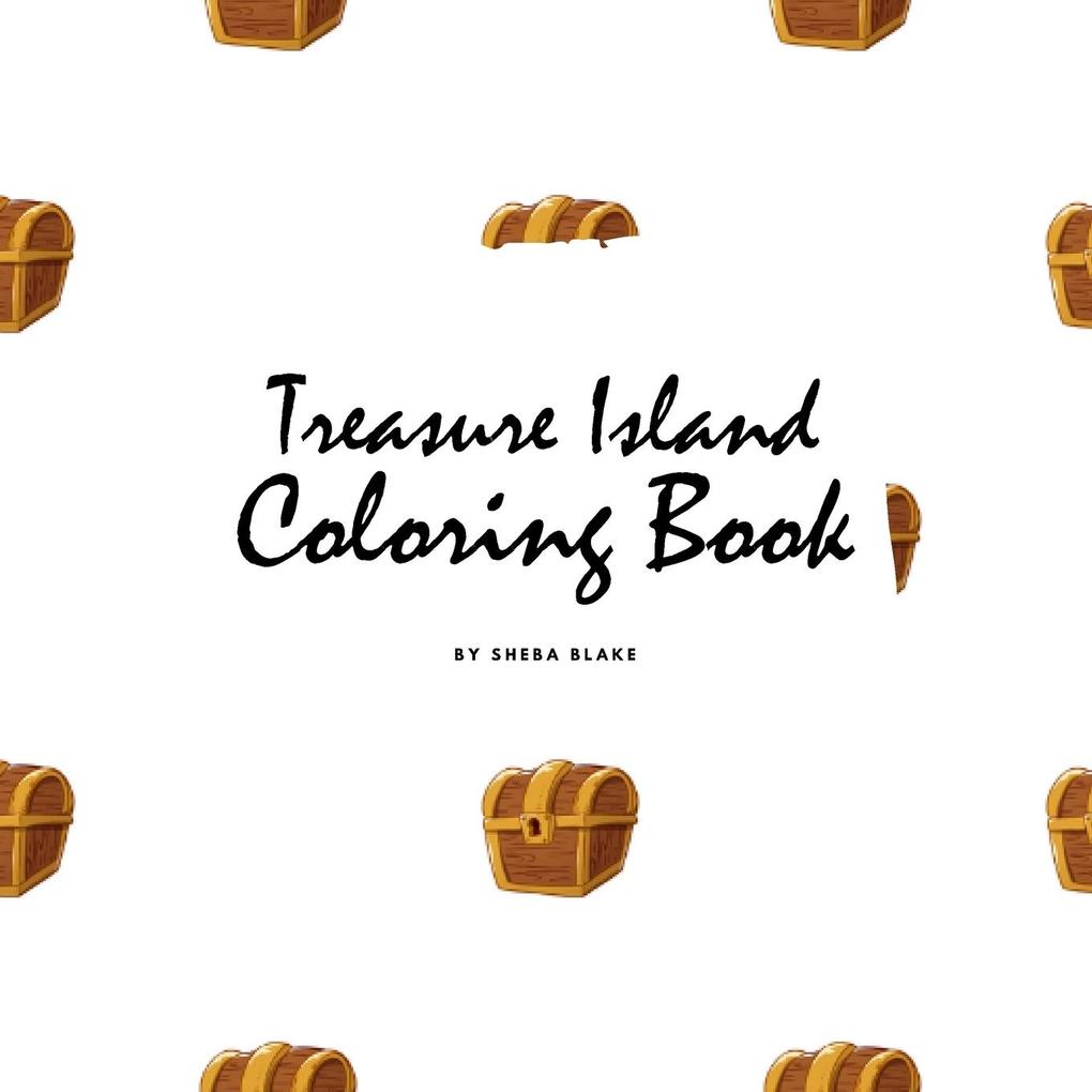 Treasure Island Coloring Book for Children (8.5x8.5 Coloring Book / Activity Book)