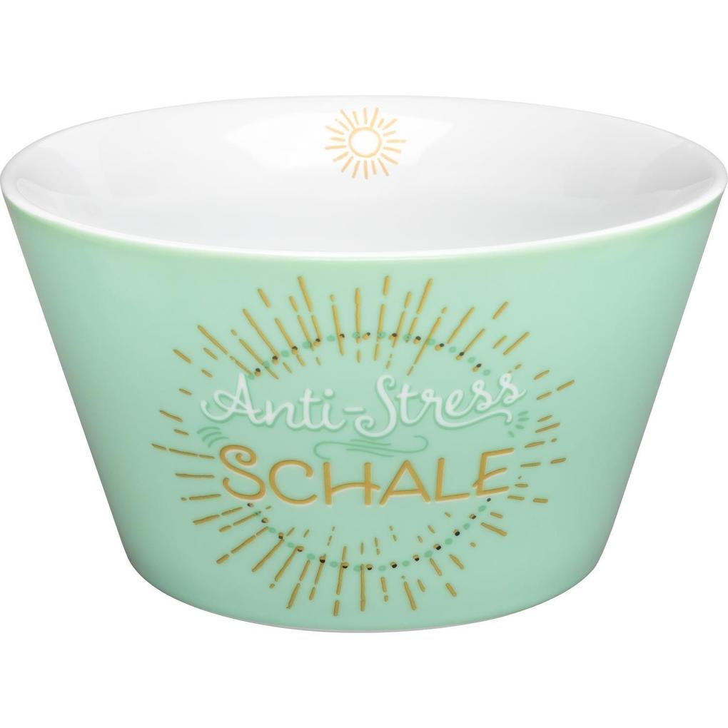 GRUSS & CO 47001 Schale Anti-Stress Porzellan 60 cl Golddruck