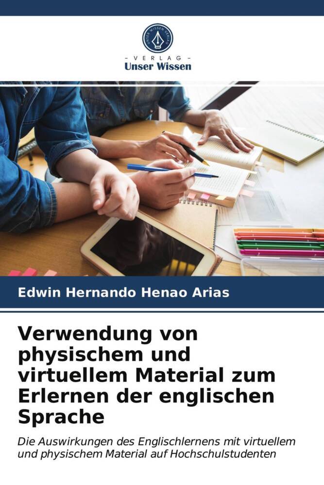 Verwendung von physischem und virtuellem Material zum Erlernen der englischen Sprache