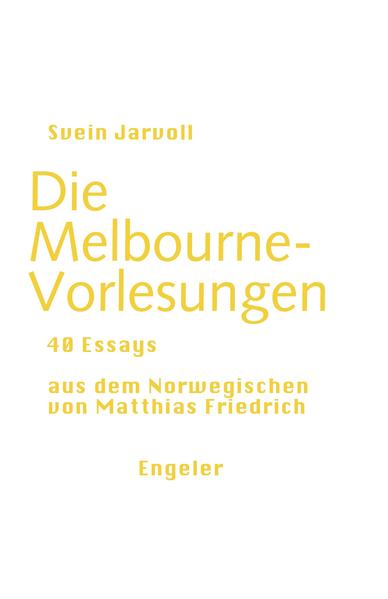 Image of Die Melbourne-Vorlesungen