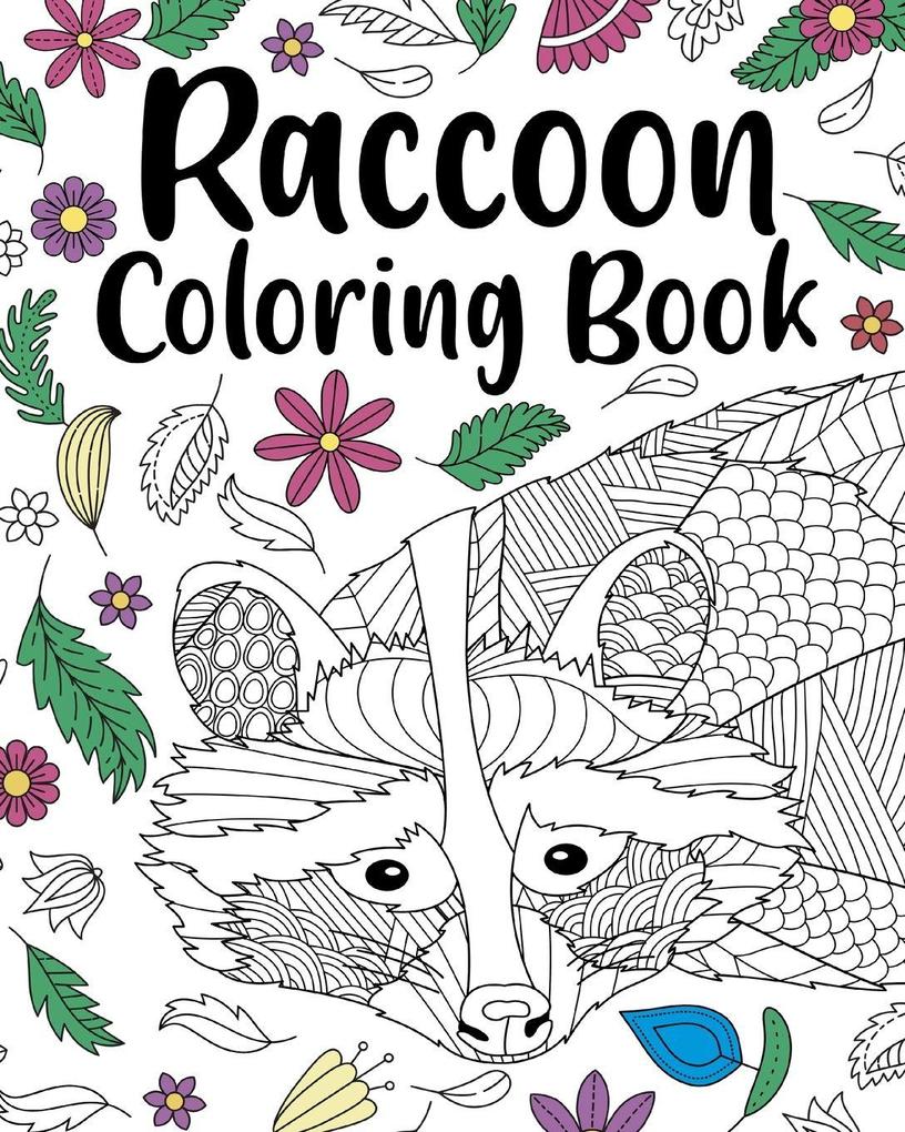 Raccoon Coloring Book