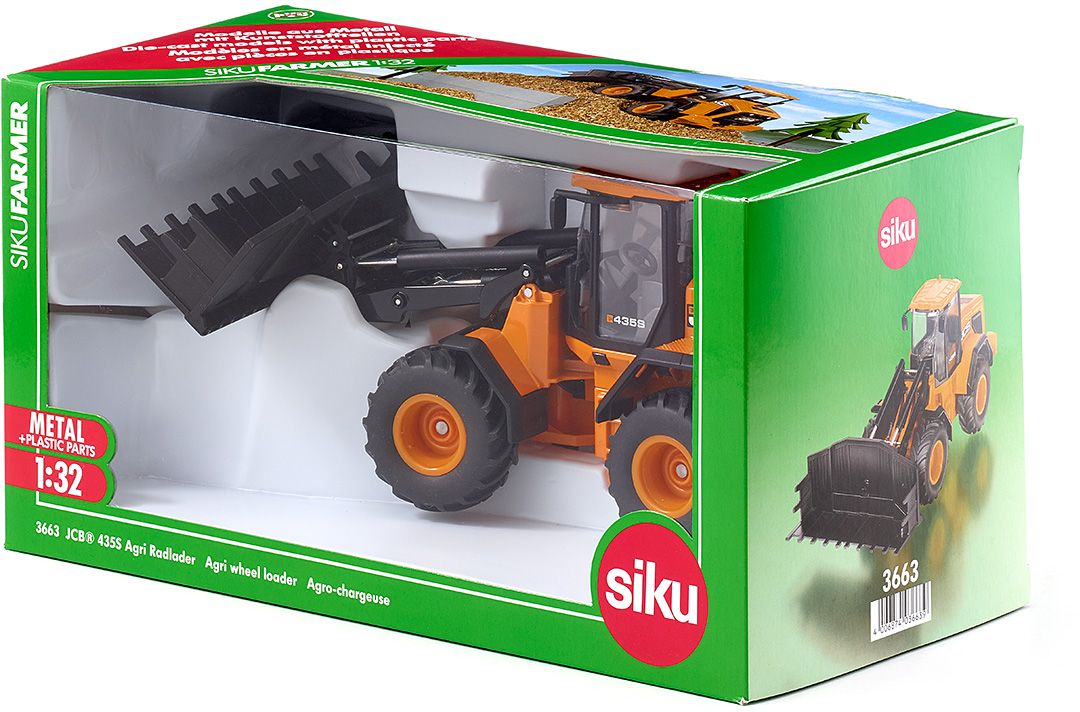 Siku 3663 scale model Wheel loader model Preassembled 1:32