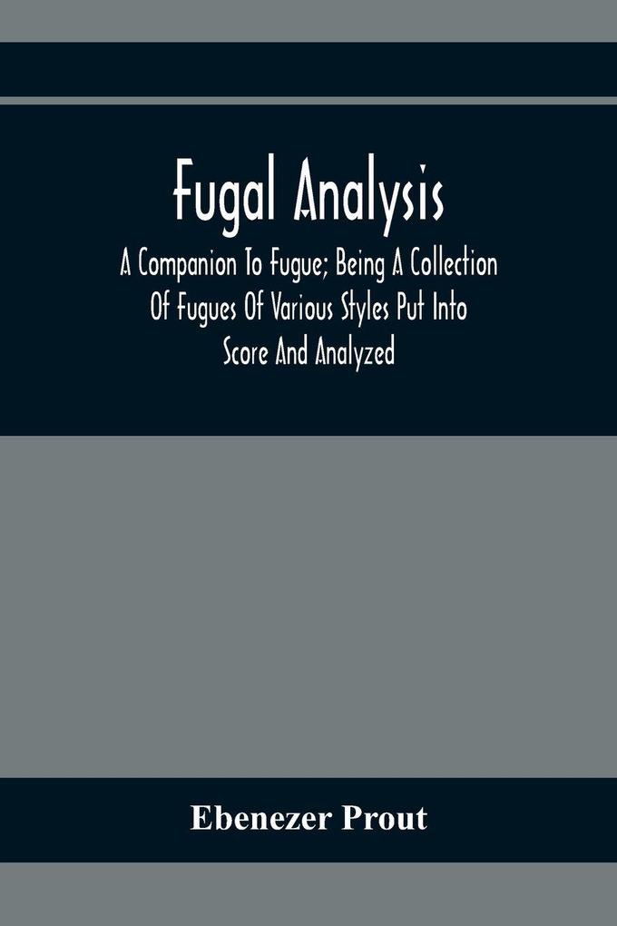 Fugal Analysis