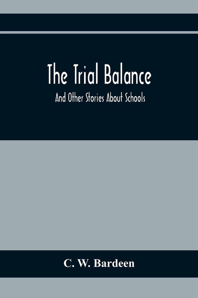 The Trial Balance