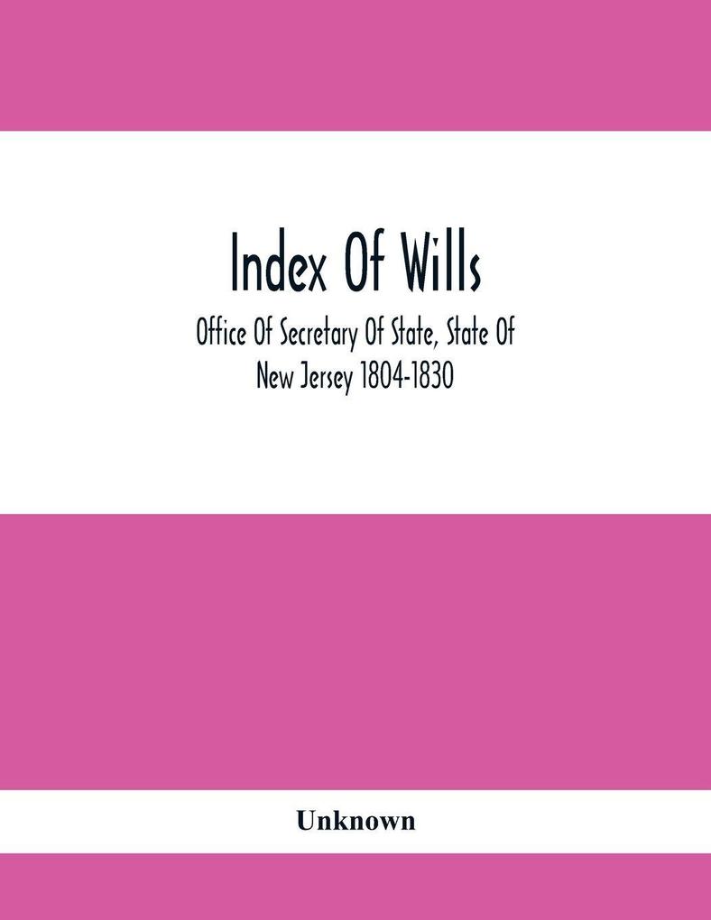 Index Of Wills