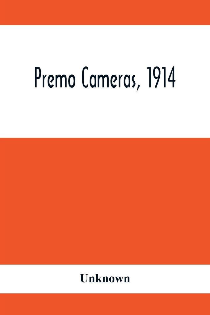 Premo Cameras 1914
