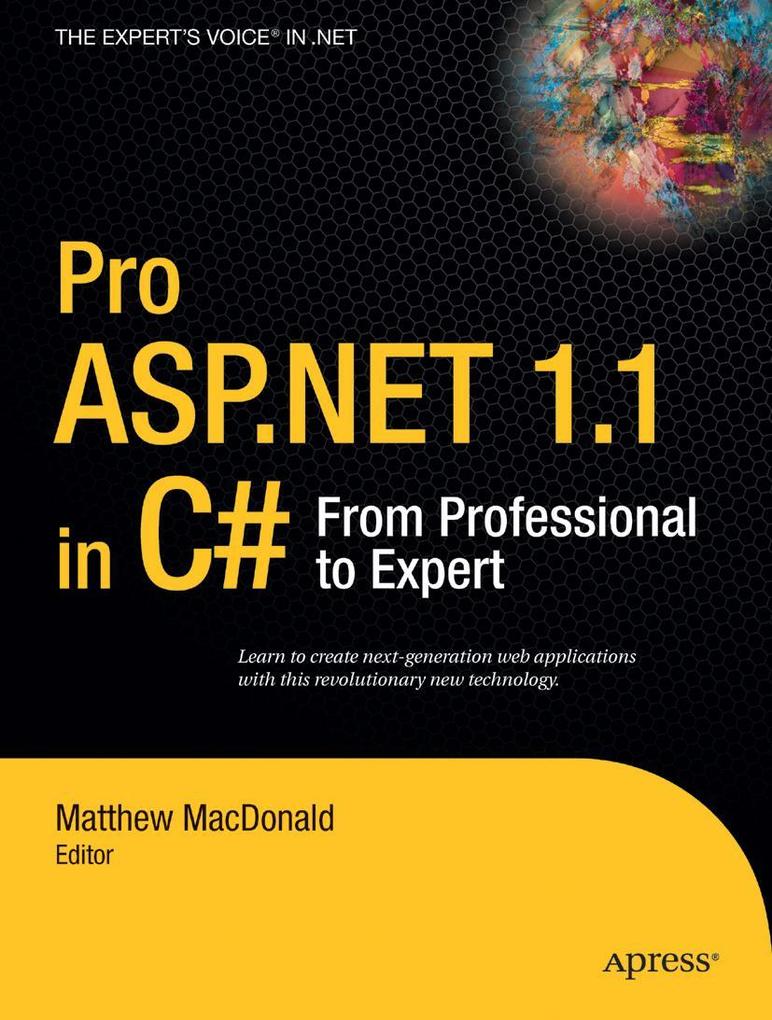 Pro ASP.NET 1.1 in C