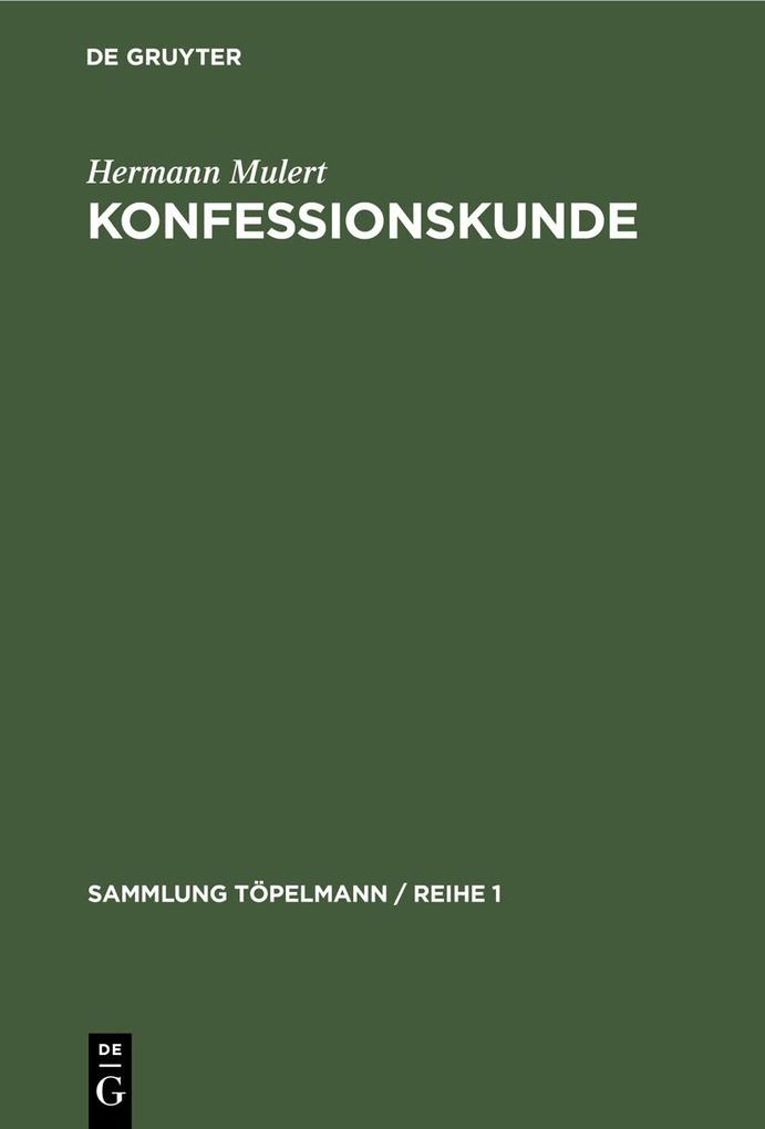 Konfessionskunde