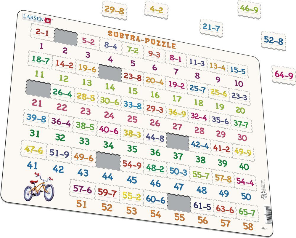 Substraktion (Kinderpuzzle)