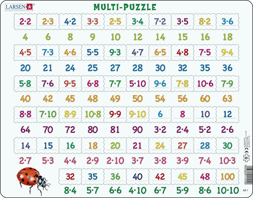 Multiplikation (Kinderpuzzle)