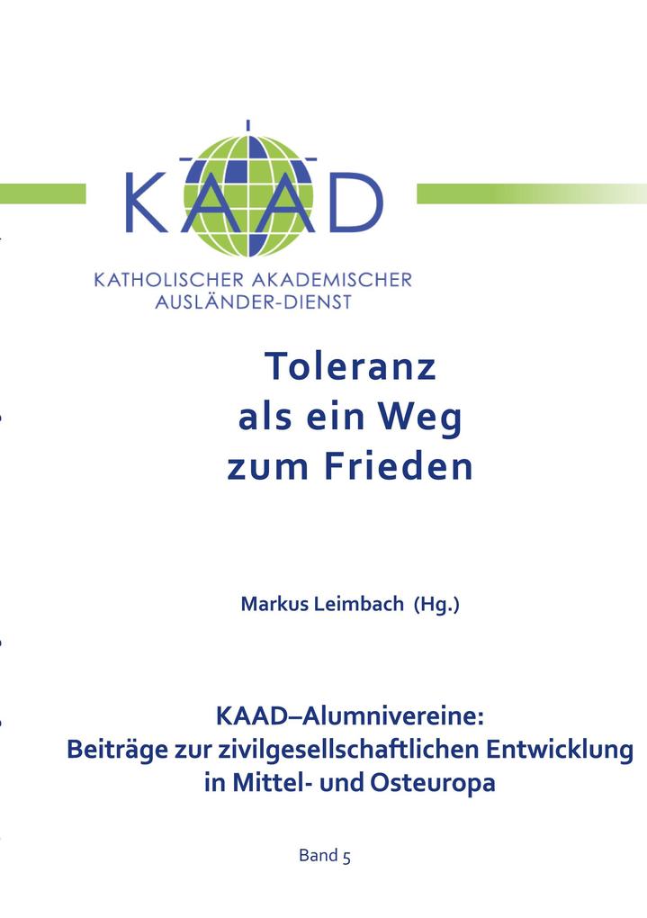 Toleranz als ein Weg zum Frieden