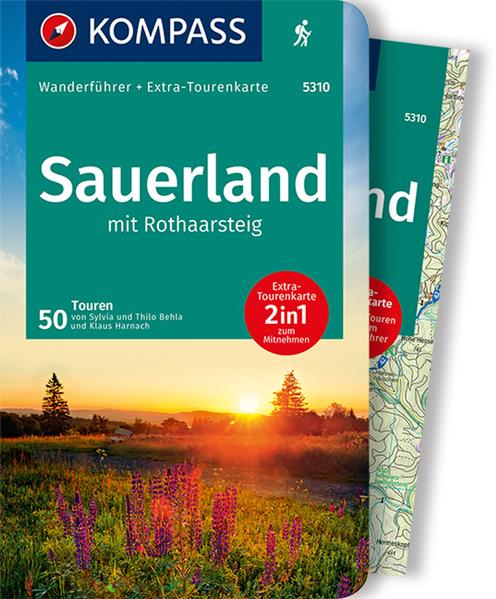 Image of KOMPASS Wanderführer Sauerland mit Rothaarsteig 50 Touren