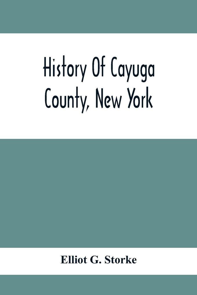 History Of Cayuga County New York