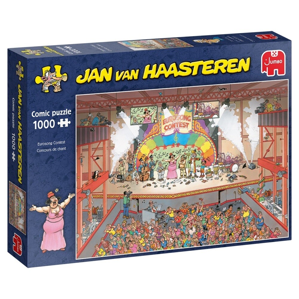 Image of Jumbo Spiele - Jan van Haasteren - Eurosong-Wettbewerb 1000 Teile