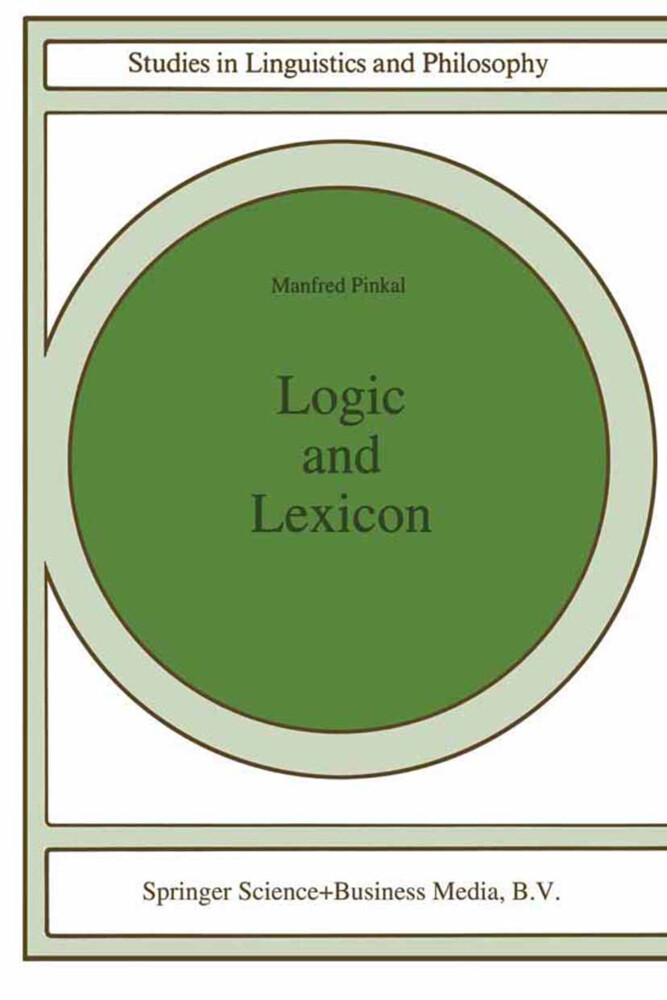 Logic and Lexicon - Manfred Pinkal