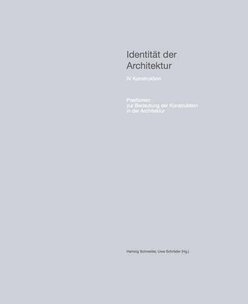 Identität der Architektur. Bd.4