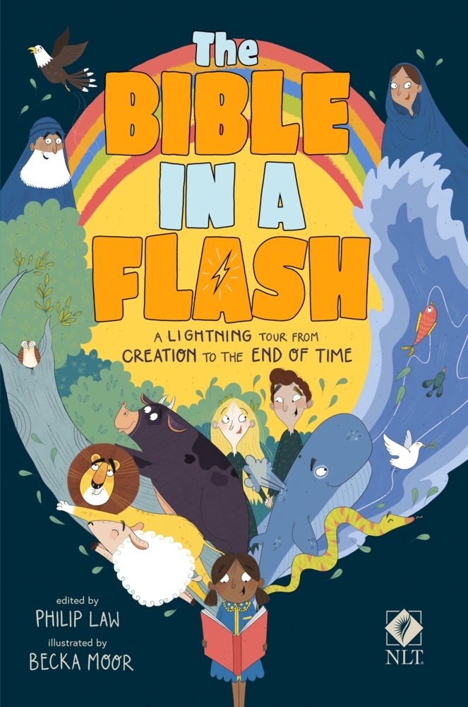 The Bible in a Flash Children's Abridged Edition NLT New Living Translation Paperback Standard Size