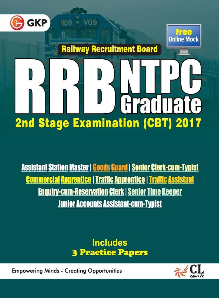RRB NTPC Graduate Stage 2 Examination (CBT) 2017 Guide