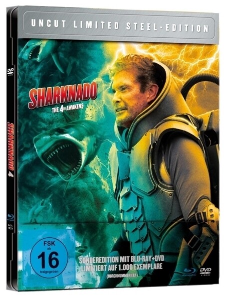 Sharknado 4 1 DVD + 1 Blu-ray (Limited Steel Edition)
