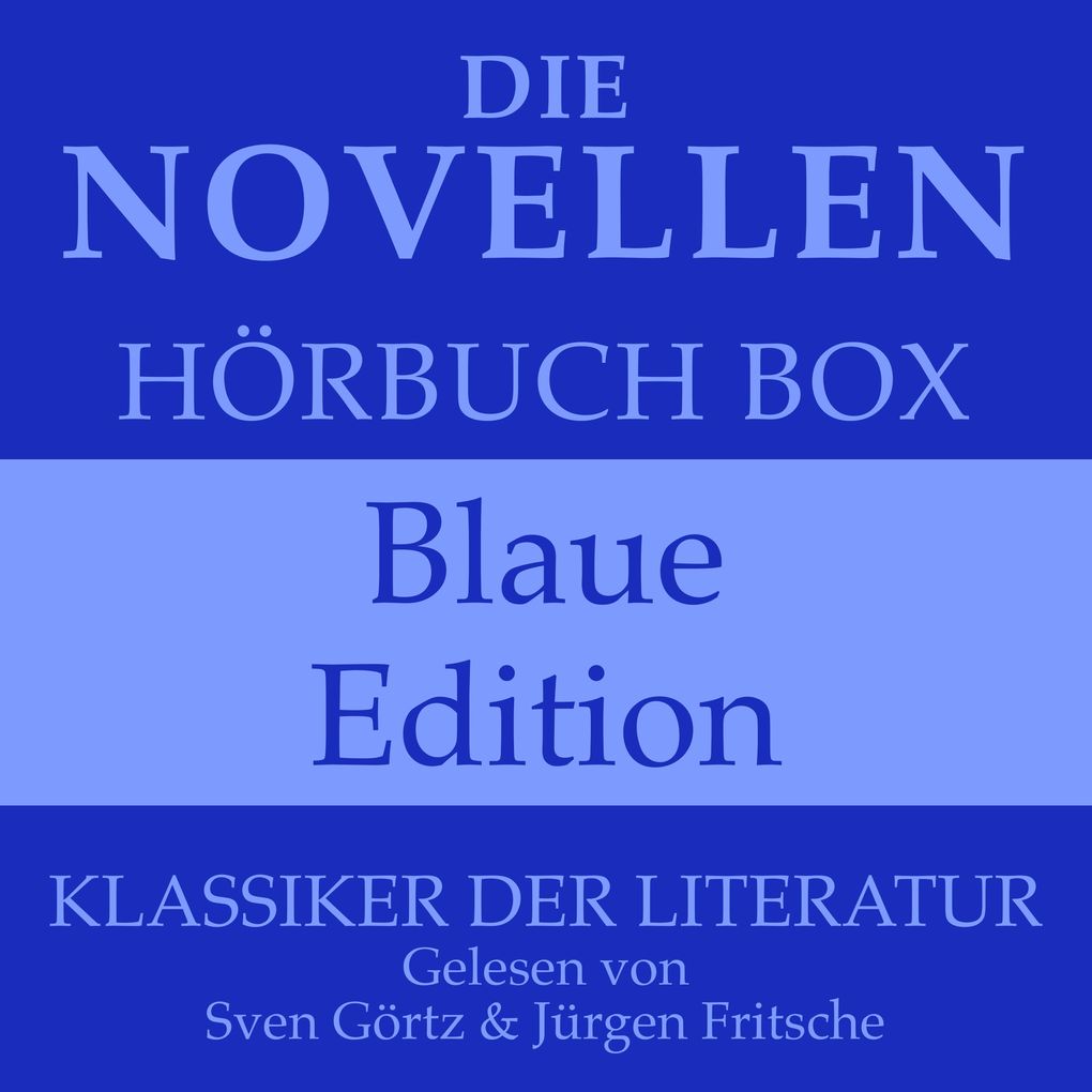 Die Novellen Hörbuch Box Blaue Edition