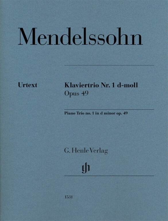 Mendelssohn Bartholdy Felix - Klaviertrio Nr. 1 d-moll op. 49