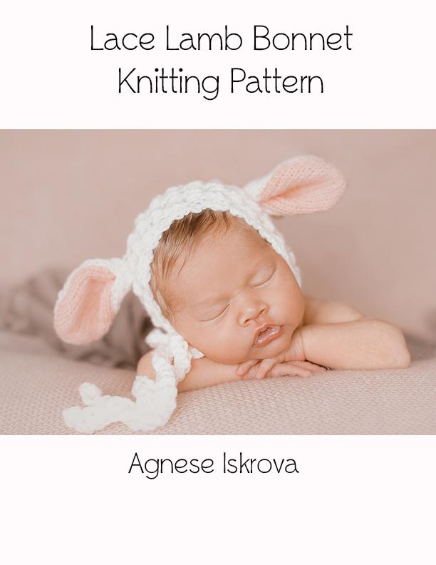 Lace Lamb Bonnet Knitting Pattern
