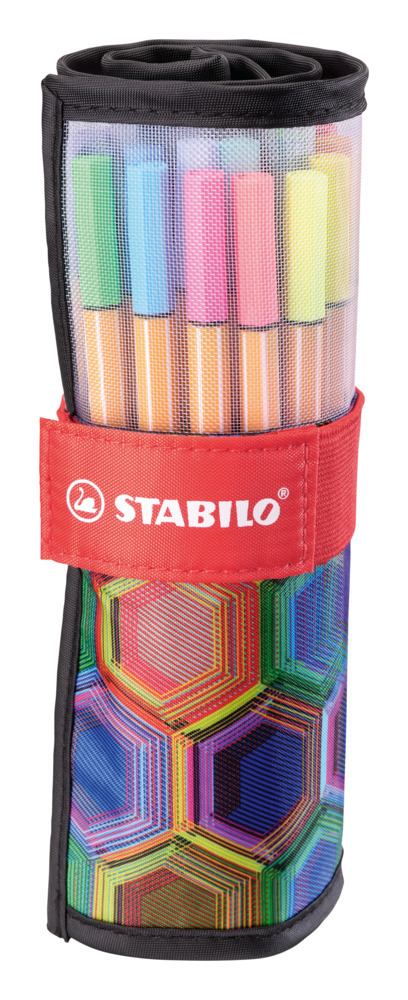 STABILO Filzstifte Point 88 ARTY 25er Rollerset