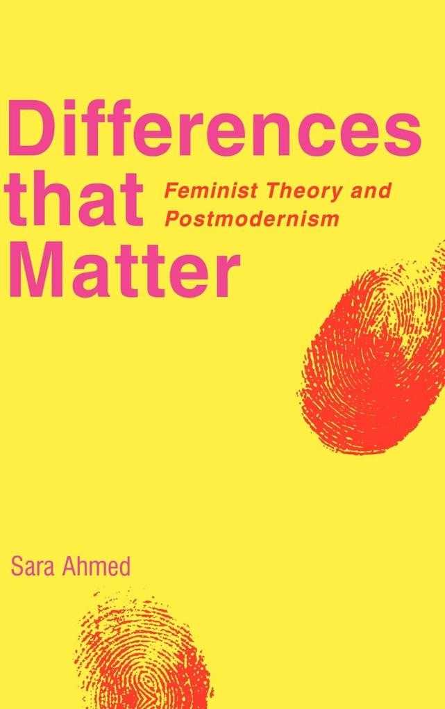 Differences That Matter - Sara Ahmed
