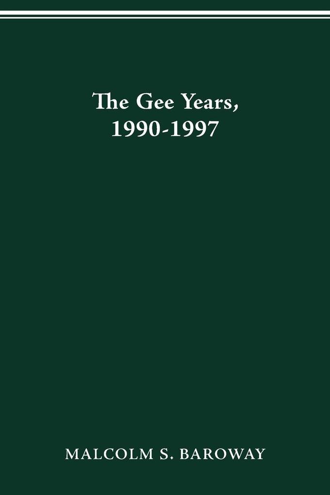 The Gee Years 1990-1997