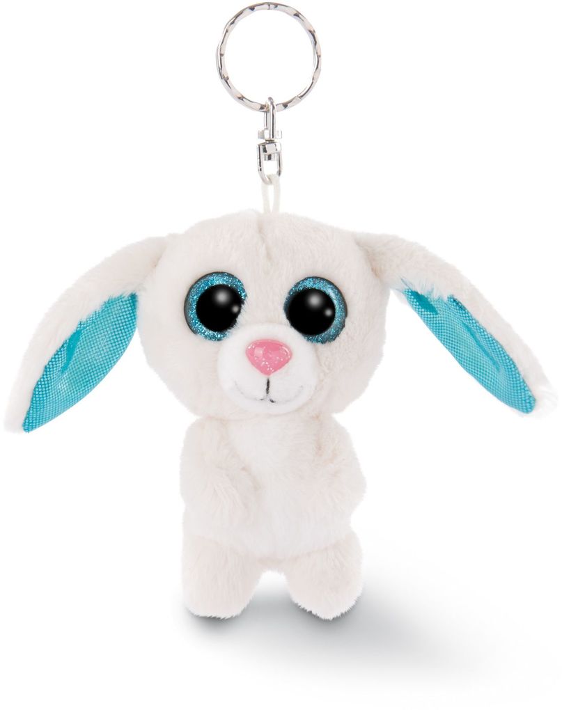 Image of NICI - Glubschis - Schlüsselanhänger Schlenker Hase Wolli-Dot 9cm