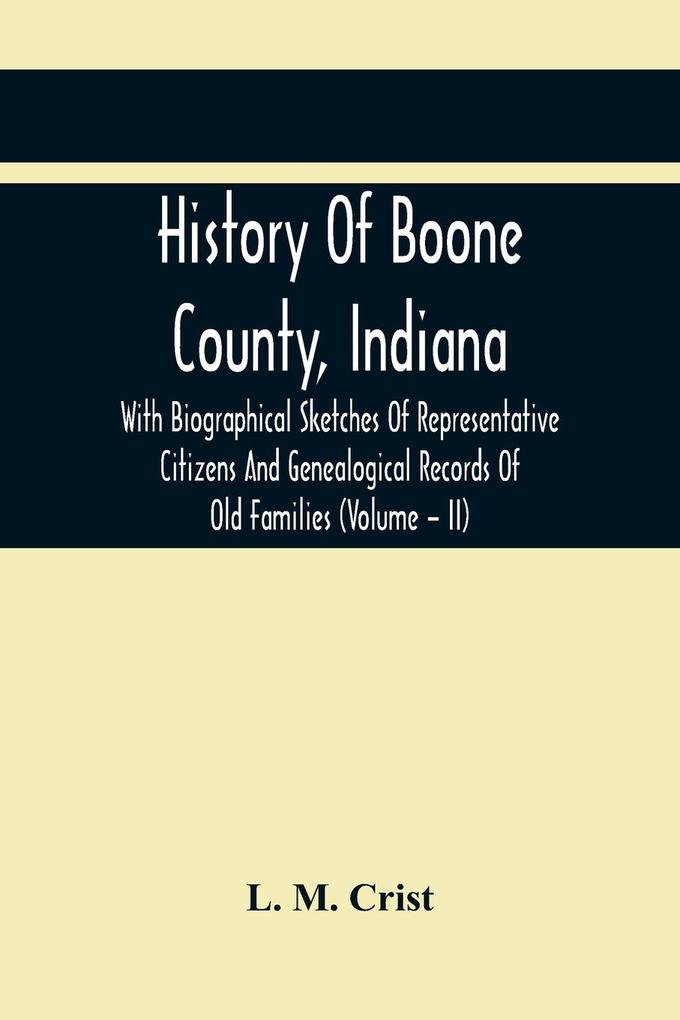 History Of Boone County Indiana