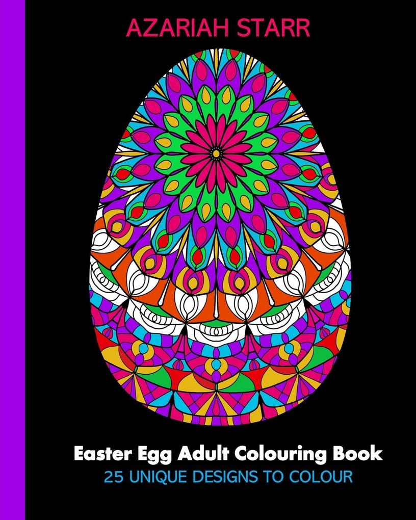 Easter Egg Adult Colouring Book