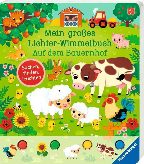 Image of Mein großes Lichter-Wimmelbuch: Auf dem Bauernhof