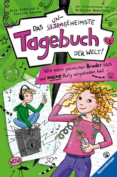 Image of Das ungeheimste Tagebuch der Welt! Band 2: Wie mein peinlicher Bruder sich auf meine Party eingeladen hat ...