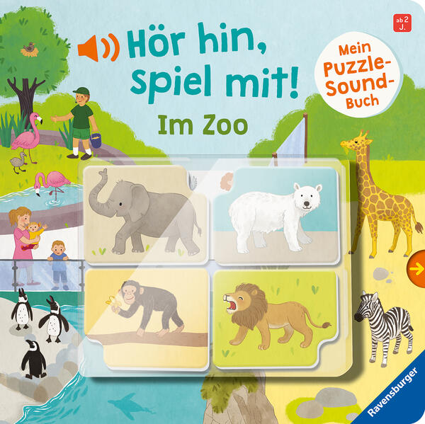 Image of Hör hin spiel mit! Mein Puzzle-Soundbuch: Im Zoo