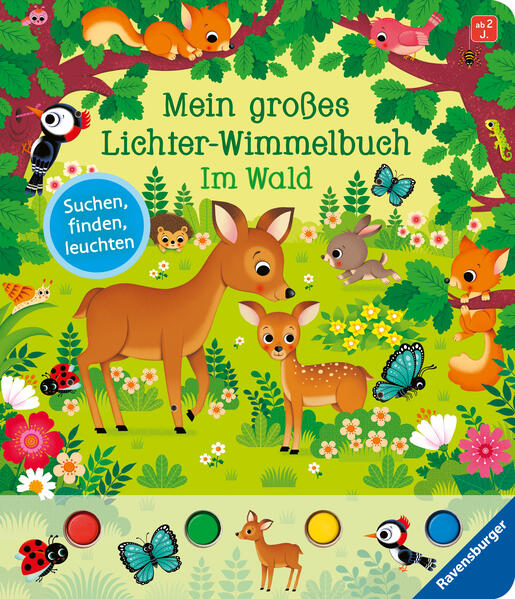 Image of Mein großes Lichter-Wimmelbuch: Im Wald