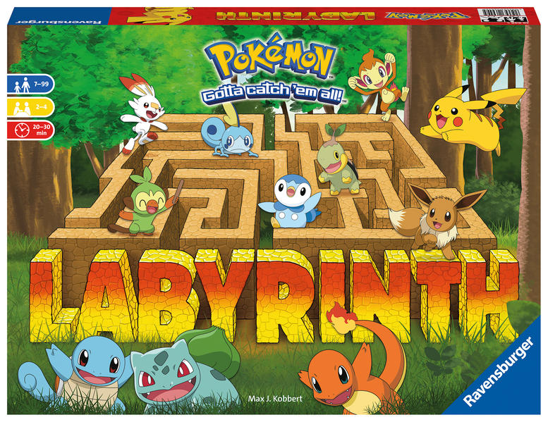 Image of Das verrückte Labyrinth – Pokémon, Brettspiel