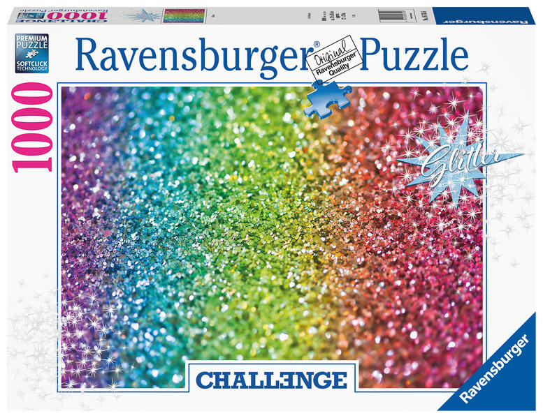 Image of Puzzle 1000 Teile Challenge Puzzle - Glitzer