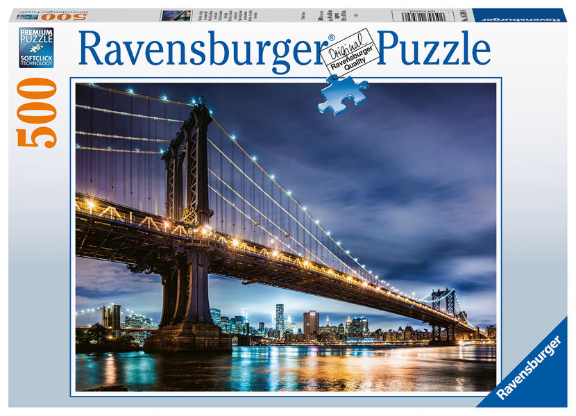 Ravensburger Puzzle 16589 - New York - die Stadt die niemals schläft - 500 Teile Puzzle für Erwachsene und Kinder ab 12 Jahren