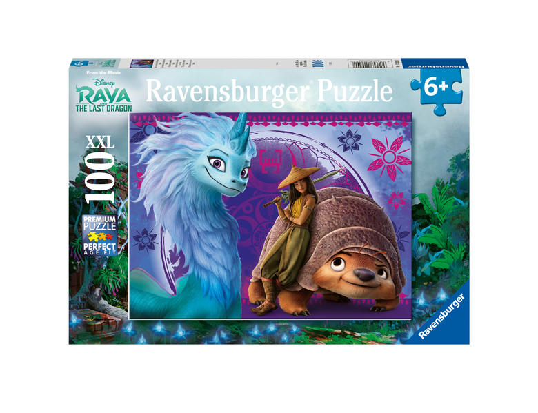 Ravensburger Kinderpuzzle - 12920 Die fantastische Welt von Raya - Disney-Puzzle für Kinder ab 6 Jahren mit 100 Teilen im XXL-Format
