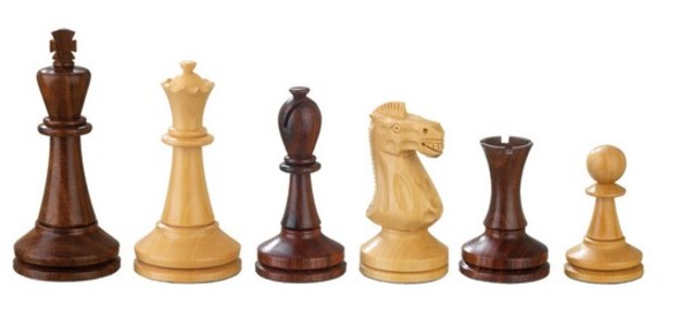 Philos 22431 - Augustus KH 100 mm Schachfiguren Holz